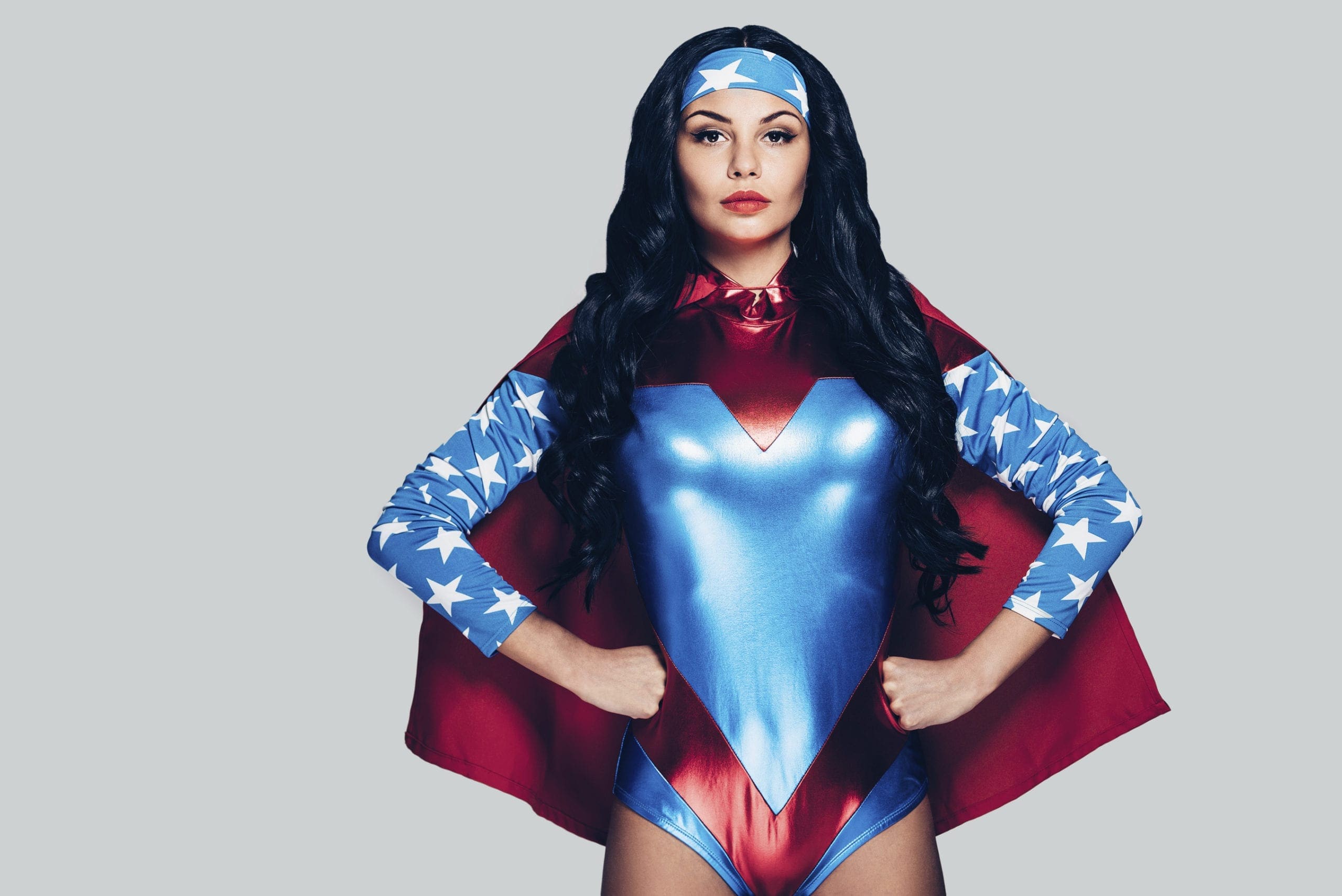 She can fight crime anywhere.