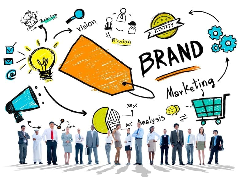 Diverse Corporate Business People Isolated Brand Concept