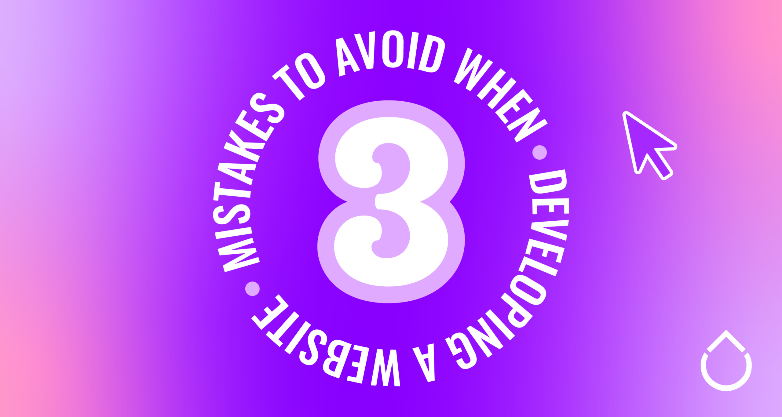 3 Mistakes to Avoid When Developing a Website Building and maintaining a website is an exciting but extremely challenging endeavor that requires careful planning, execution, and testing. Since there are so many nuances at play, a developer must be alert to common mistakes and pitfalls, but more importantly — how to avoid them.